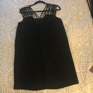 BCBG Maxazria, Loose fitting black dress